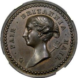 Goree Taken is missing from Betts, despite it's sister medal, Louisburg Taken, being included. Image courtesy DM Rare Coins coin photograpy service.